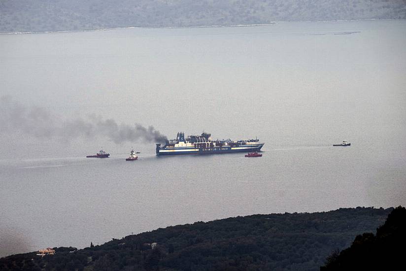 Eight Confirmed Dead After More Bodies Found On Burned-Out Ferry Off Greece