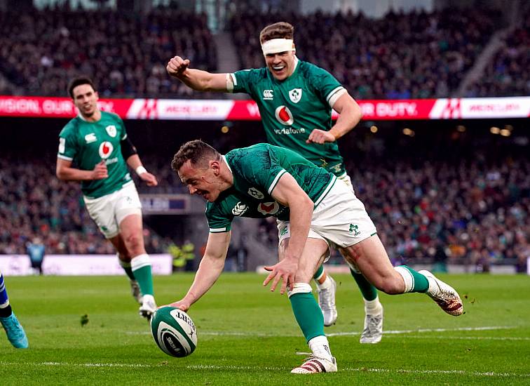 Debutant Michael Lowry Celebrates Brace As Ireland See Off Italy In Six Nations