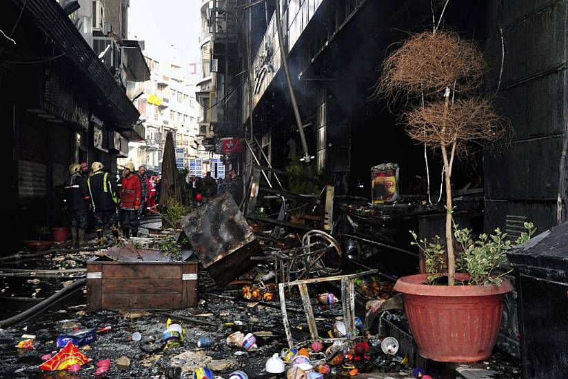 Fire At Shopping Centre Kills 11 In Syrian Capital City