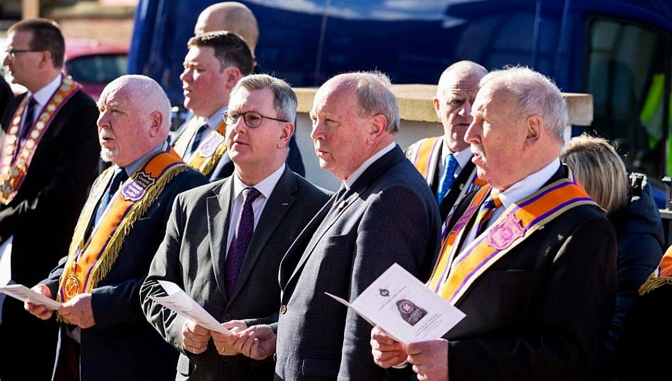 Orange Order Leader Says Unionists Can Be Confident In Future Of Northern Ireland