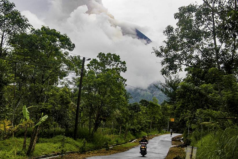 Hundreds Flee As Indonesian Volcano Erupts