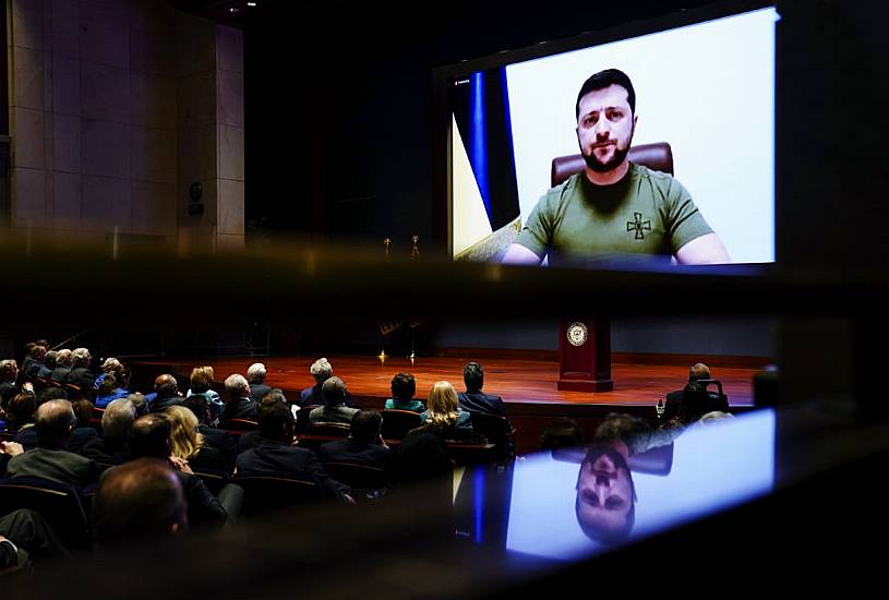 Volodymyr Zelensky Tells Us Congress: We Need You Now. I Call On You To Do More