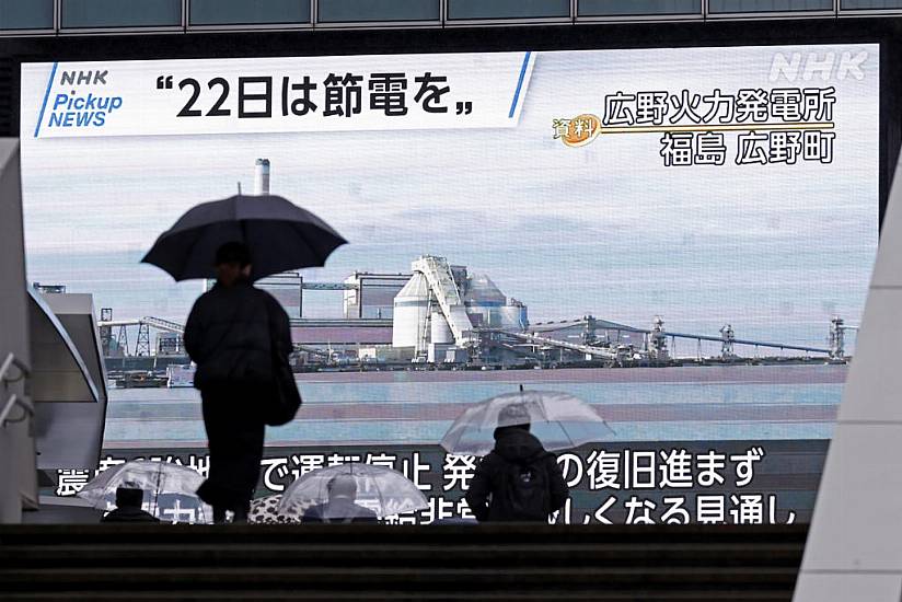 Tokyo Residents Warned Of Potential Blackouts As A Result Of Earthquake