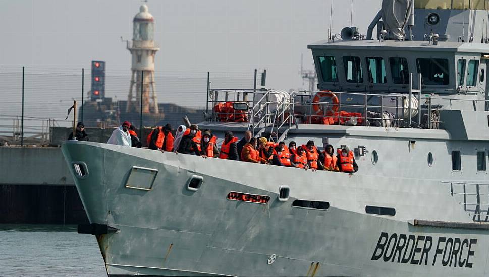 Babies And Young Children Carried To Safety As Migrant Channel Crossings Continue