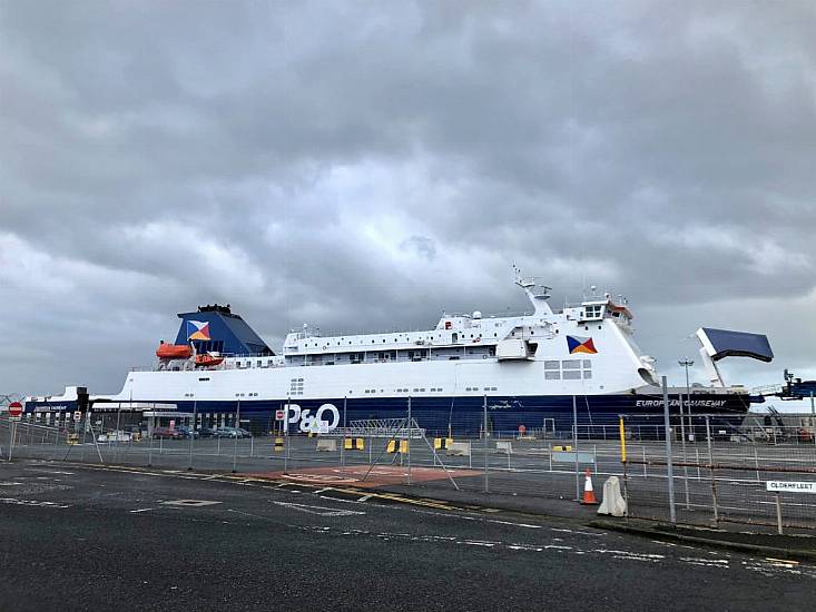 P&Amp;O Ship Detained In Larne After Being Deemed ‘Unfit To Sail’