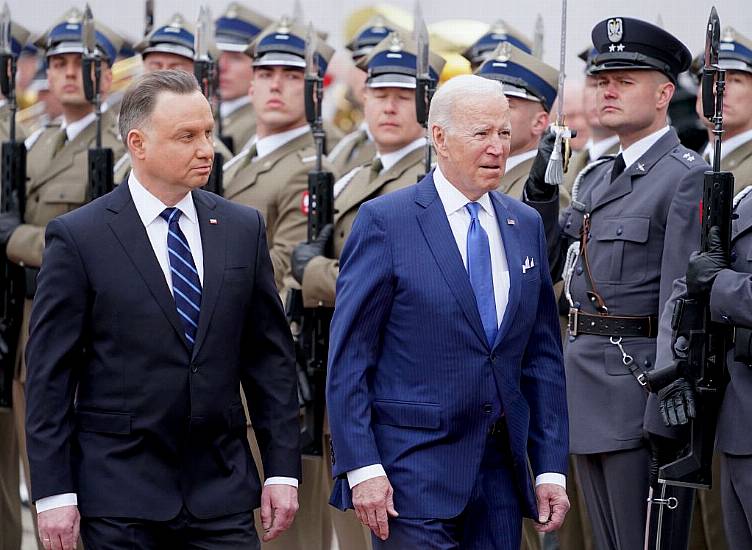 Biden To Call On 'Free World' To Stand Against Putin In Poland Speech