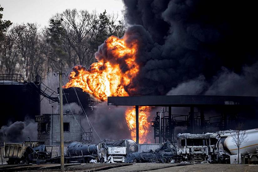 Russian Forces Take Chernobyl Workers' Town; Fighting In Centre Of Mariupol