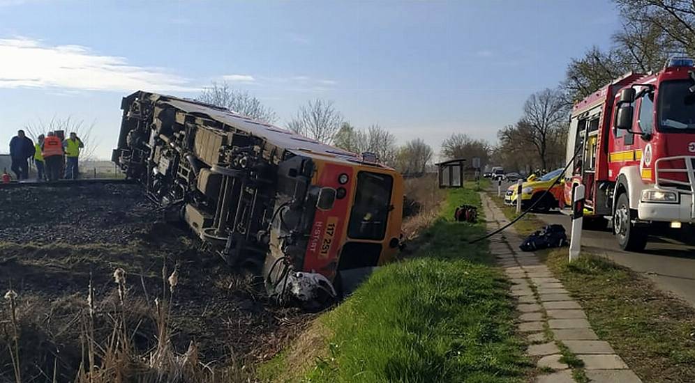 Five Killed As Train Hits Vehicle In Hungary