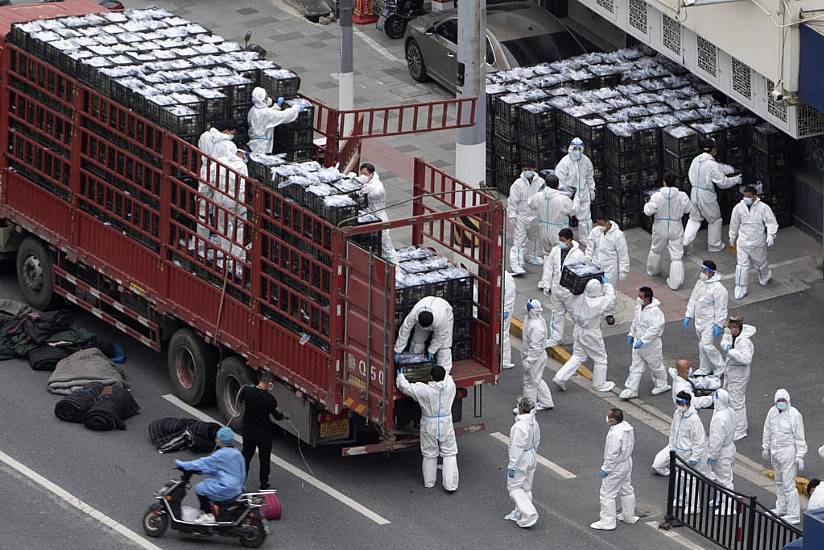 Shanghai Residents ‘Running Out Of Food’ Under Lockdown