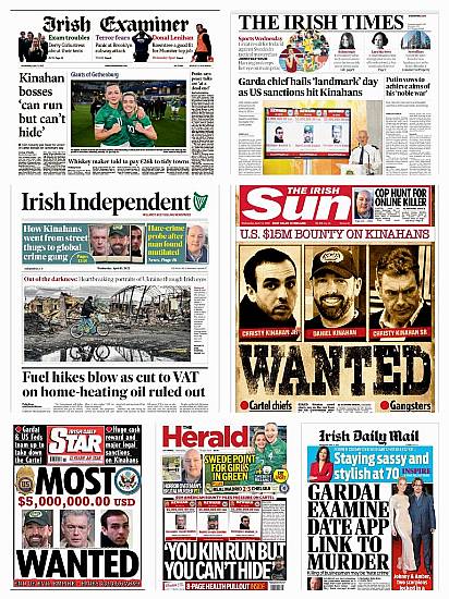 What The Papers Say: Wednesday's Front Pages