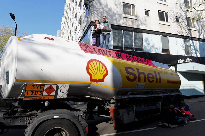 Six Arrests After Extinction Rebellion Occupies Shell Oil Tanker