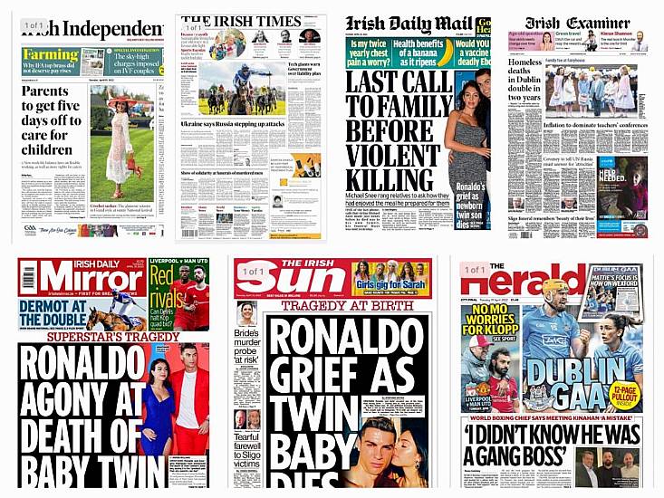 What The Papers Say: Tuesday's Front Pages