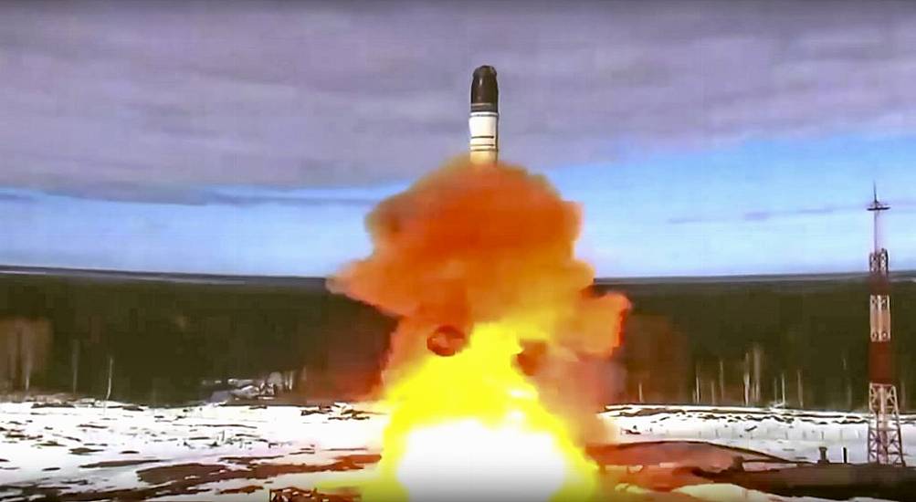 Russia Test-Fires New Intercontinental Ballistic Missile