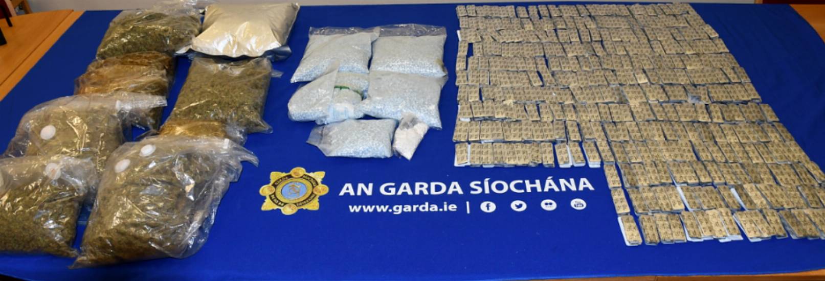 Two Arrested As Gardaí Seize Drugs Worth €388,000