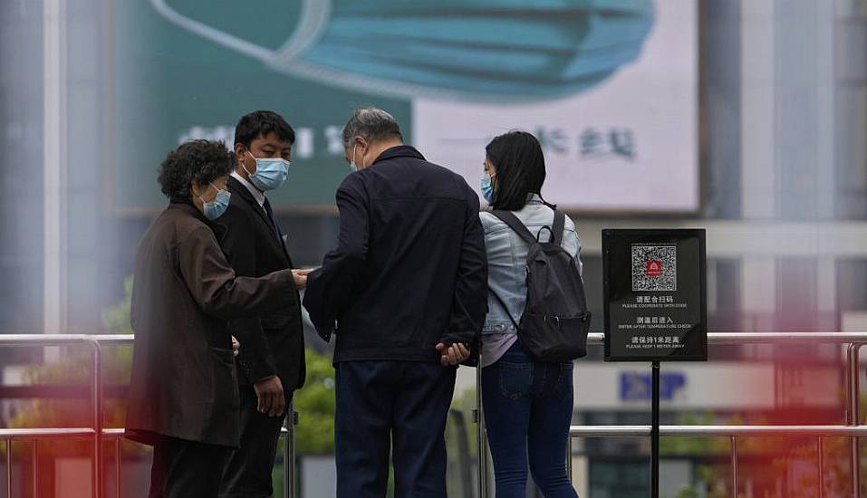 Streets Blocked Off In Shanghai As China Toughens Zero-Covid Approach