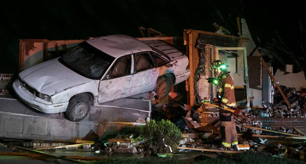 Suspected Tornado Causes Severe Damage As It Rips Through Kansas