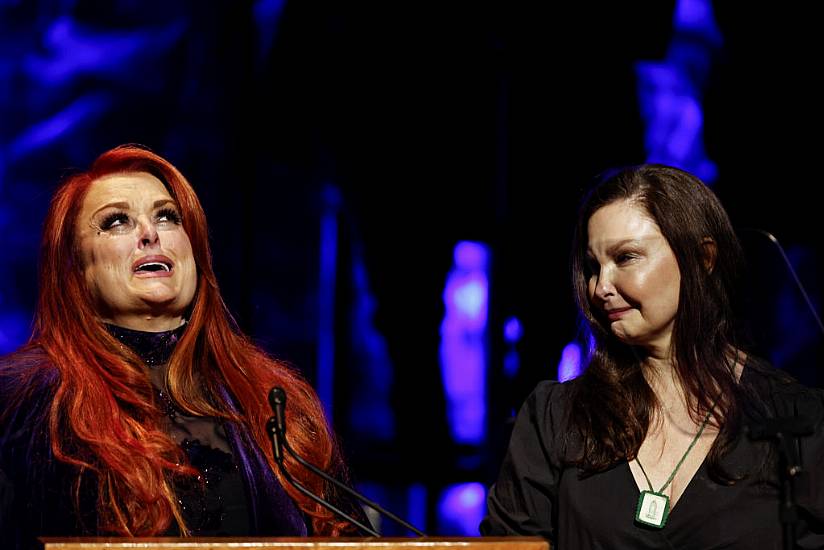 Tears As The Judds Join Country Music Hall Of Fame Day After Death Of Naomi Judd