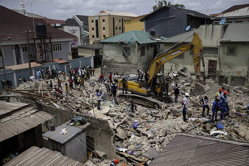 Five Dead As Building In Nigeria’s Commercial Hub Collapses