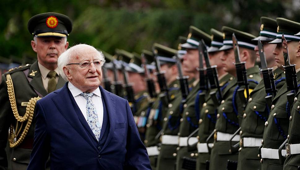 President And Taoiseach Attend Easter Rising Commemoration At Arbour Hill