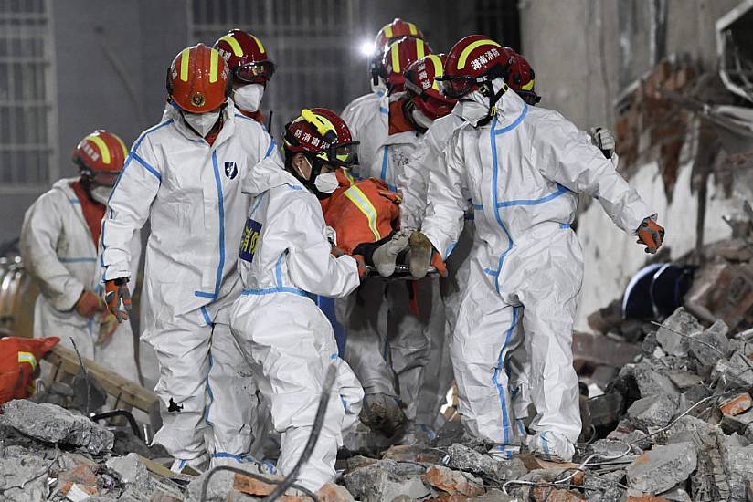 Survivor Found Almost Six Days After China Building Collapse