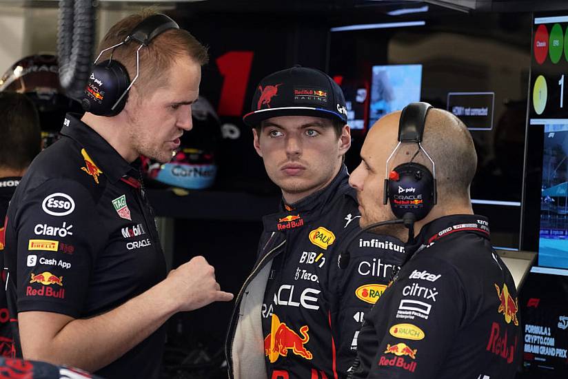 Max Verstappen Spins Off As Red Bull Team-Mate Sergio Perez Tops Miami Practice