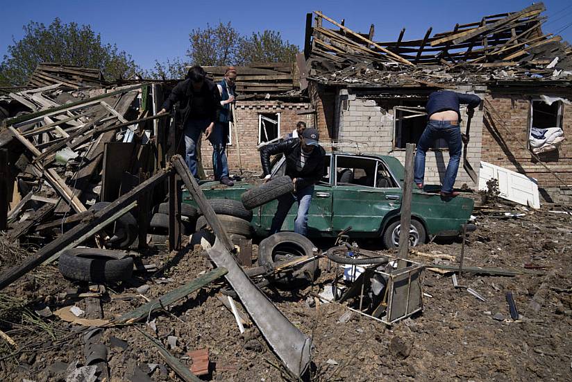 Russia Continues Barrage In Southern Ukraine As Civilians Leave Steel Plant