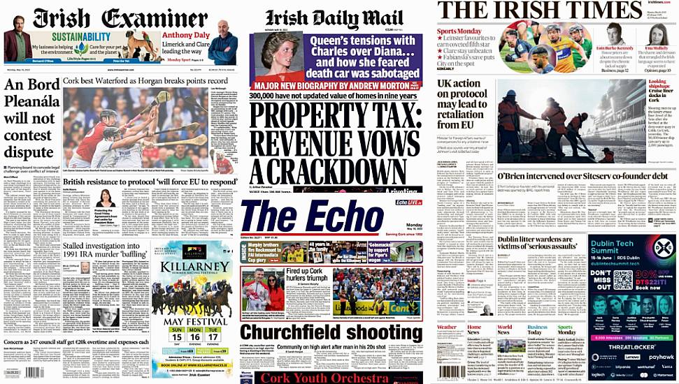 What The Papers Say: Monday's Front Pages