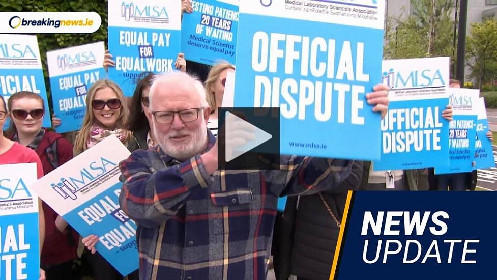 Video: Medical Scientists Strike, Sinn Féin Motion On Maternity Hospital