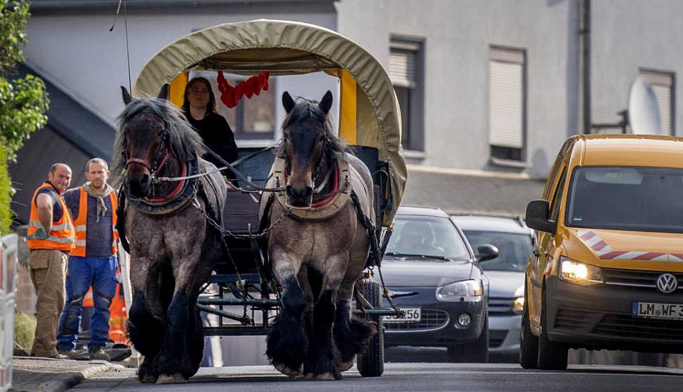 German Woman Swaps Suv For Real Horse Power To Save Money On Work Commute