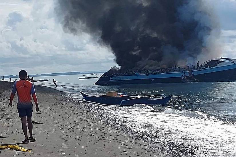 Seven Dead And More Than 120 Rescued From Water After Ferry Fire In Philippines