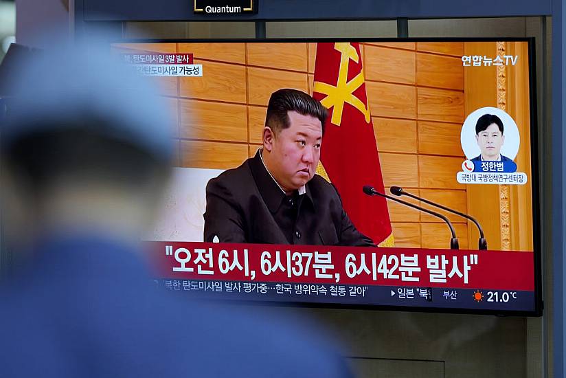 North Korea ‘Fires Suspected Icbm And Two Other Missiles Into Sea’