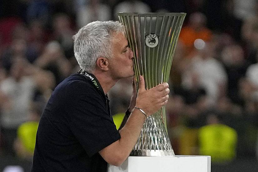 Jose Mourinho Toasts Roma’s Success In First Europa Conference League Final