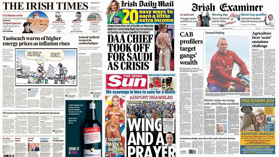 What The Papers Say: Wednesday’s Front Pages