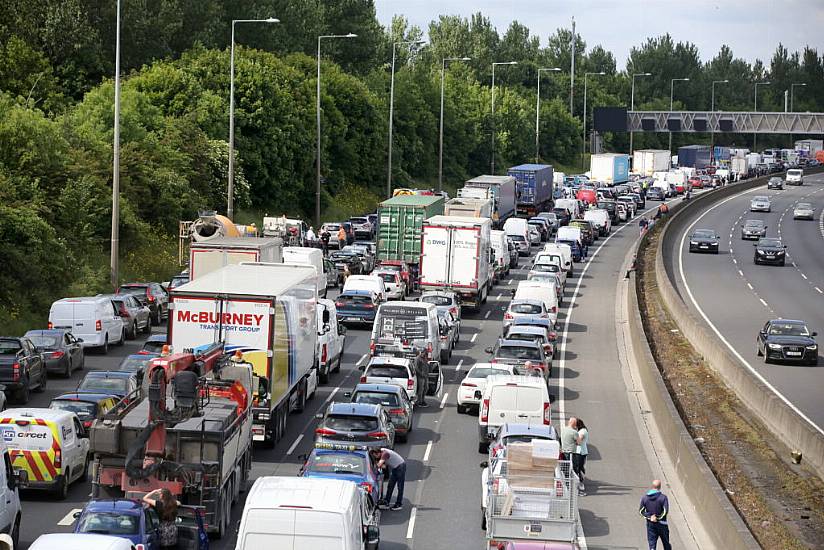 Major Five-Vehicle Collision On M50 Northbound Is Cleared