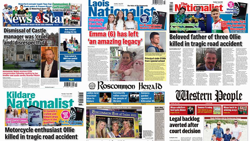 What The Regional Papers Say: Waterford Castle 'Cruel' Dismissal, Tragic Death Of Motorcyclist