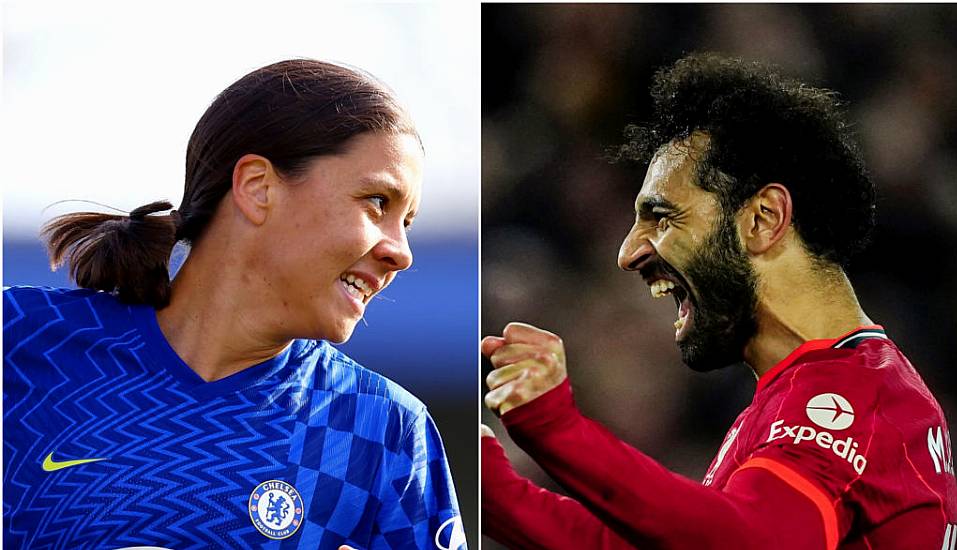 Chelsea’s Sam Kerr And Liverpool’s Mohamed Salah Take Top Honours At Pfa Awards