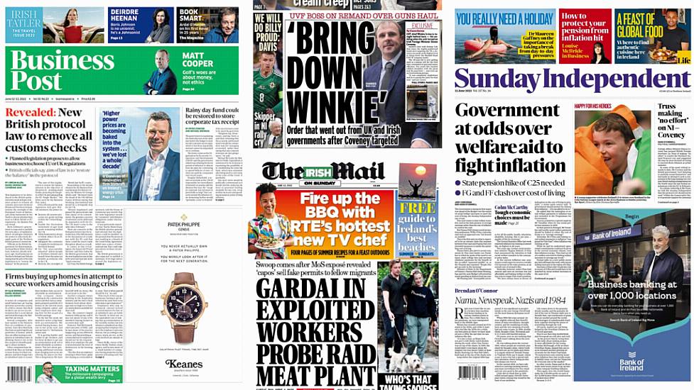 What The Papers Say: Sunday’s Front Pages