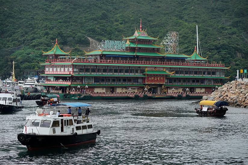 Landmark Floating Restaurant Towed From Hong Kong Harbour