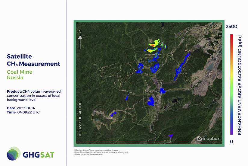 Satellite Spots Huge Burst Of Methane From Russian Coal Mine