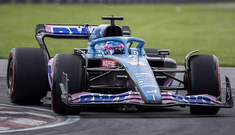 Fernando Alonso Fastest In Final Practice Amid Challenging Conditions In Canada