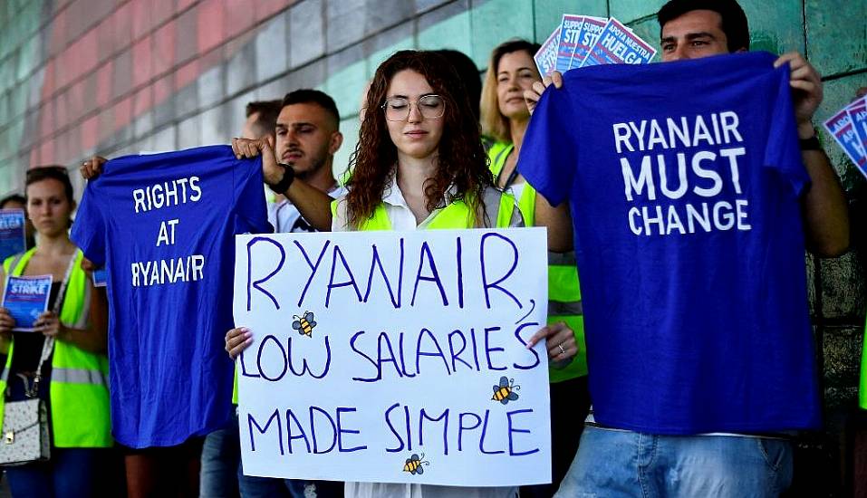 Ryanair Cabin Staff Strike As Labour Unrest Spreads Across Europe