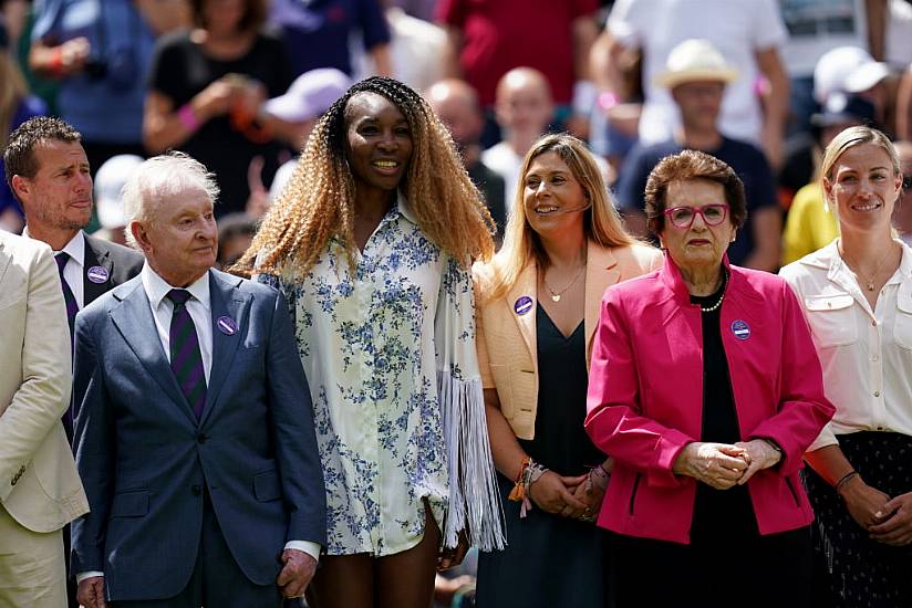 In Pictures: Wimbledon Celebrates 100 Years Of Centre Court With Past Champions