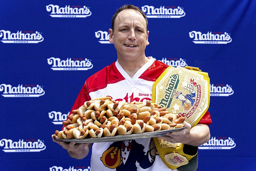 Joey Chestnut Is Champ Again In July 4 Hot Dog-Eating Contest