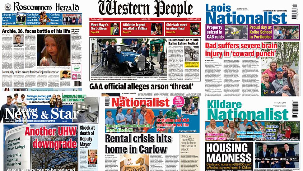 What The Regional Papers Say: Gaa Official Faces Arson Threat And Rental Crisis Woes