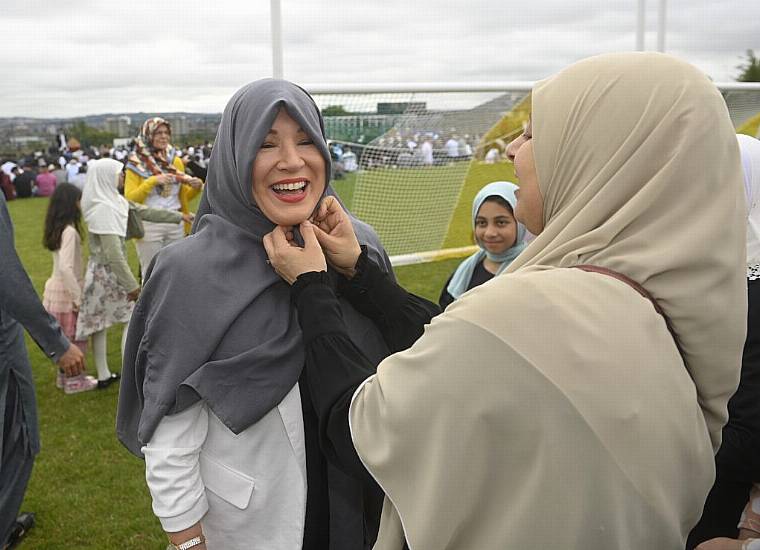 Michelle O’neill Calls For Rainbow Of Cultures As She Attends Eid Celebration