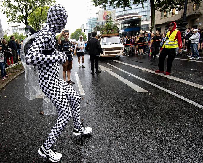 Techno Party Featuring Love Parade Founder Hits Berlin’s Streets