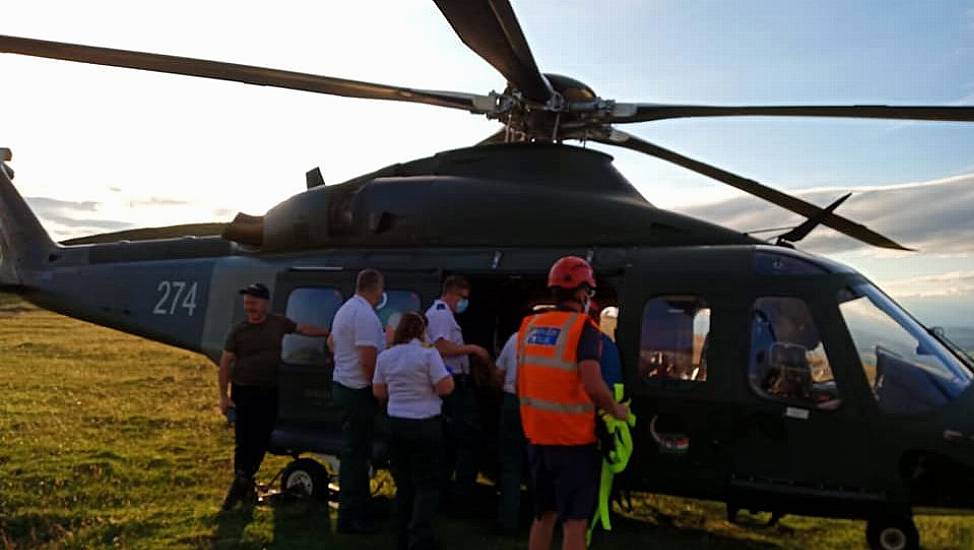 Injured Paraglider Airlifted After Accident On Mount Leinster