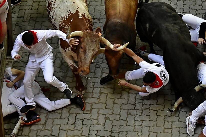 Three Gored During Pamplona Bull Run