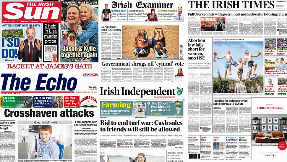 What The Papers Say: Tuesday's Front Pages