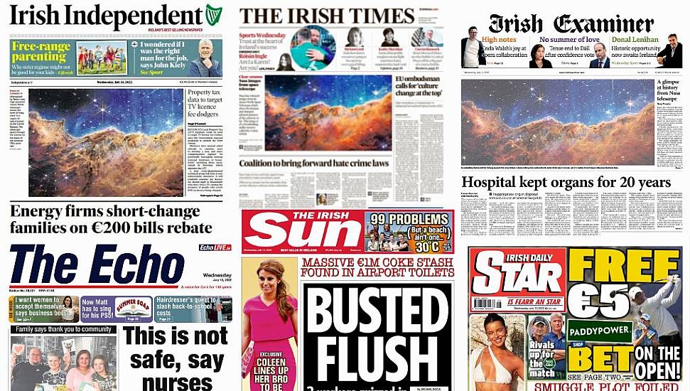 What The Papers Say: Wednesday's Front Pages